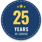 25-year badge