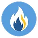 Heating service icon