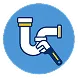 Heating service icon