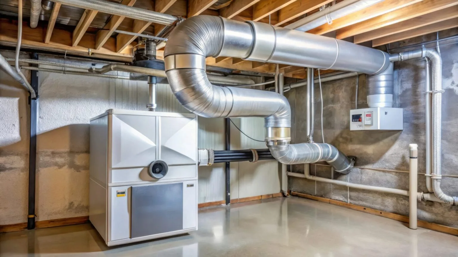 Whole-house humidifier attached to HVAC heating duct
