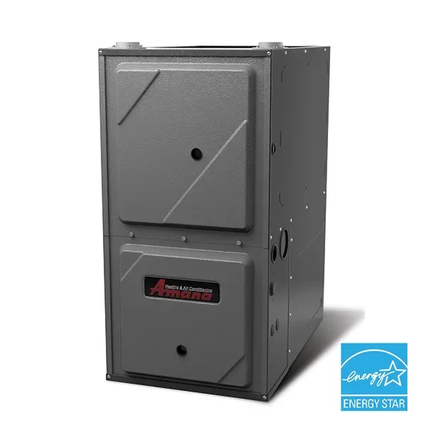Amana downflow gas furnace with ENERGY STAR rating